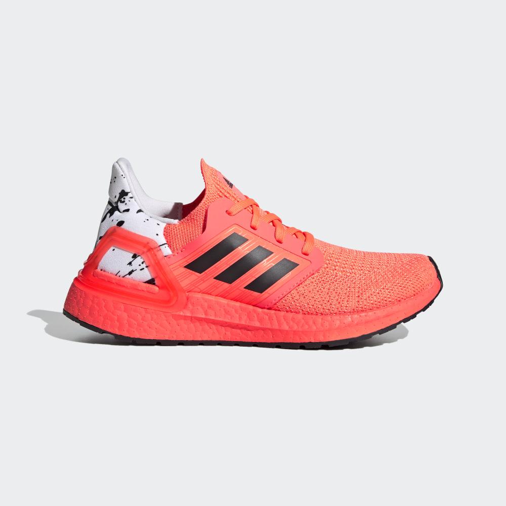 Adidasi Alergare Adidas Ultraboost 20 Fete Romania - Corai/Negrii/Albi EG4857